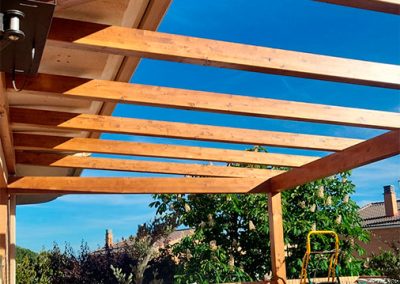 Porche Exterior de Madera